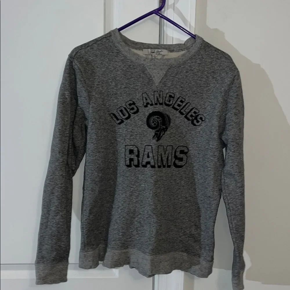 Junk food NFL Lady Los Angeles LA Rams Twill Sweatshirt Shirt Jersey S Women’s